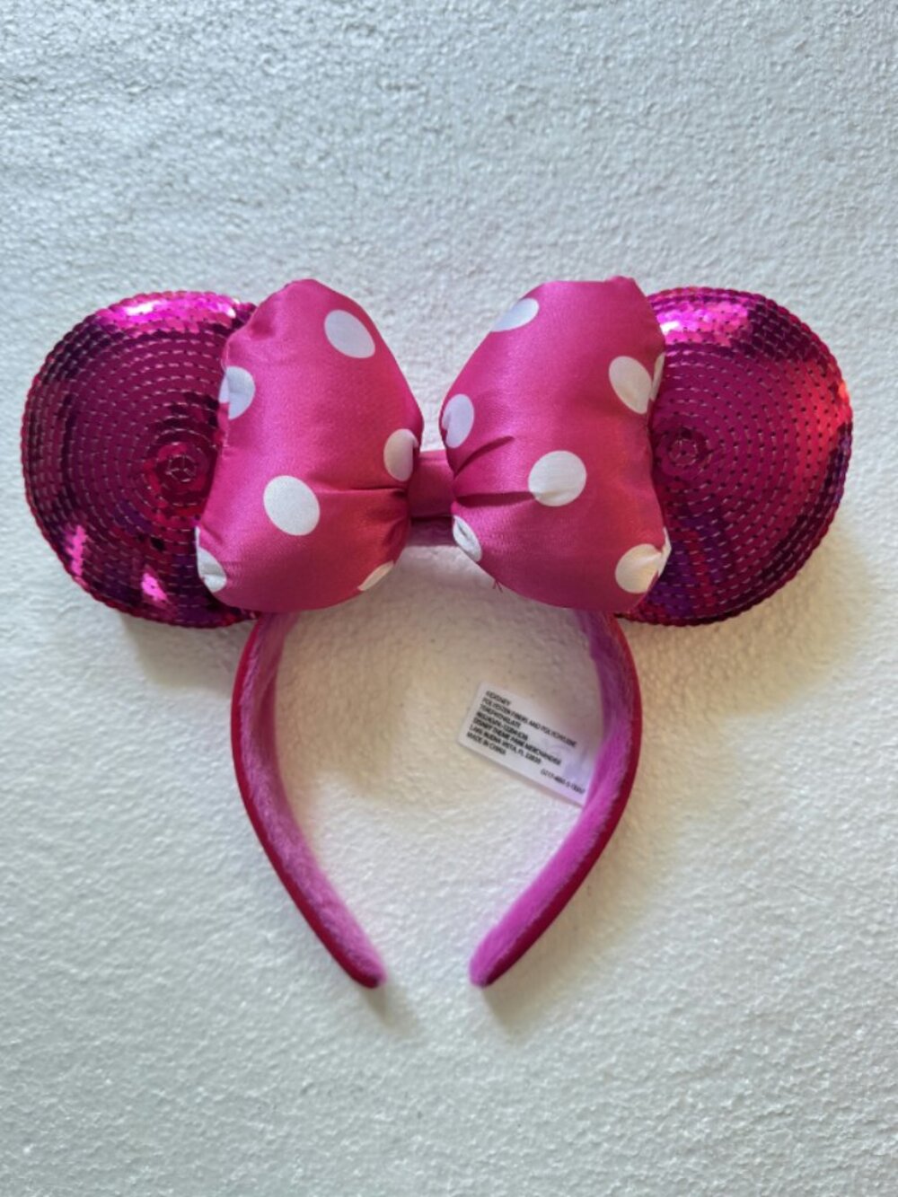 Disney Parks Sequin Minnie Mouse Ears Headband